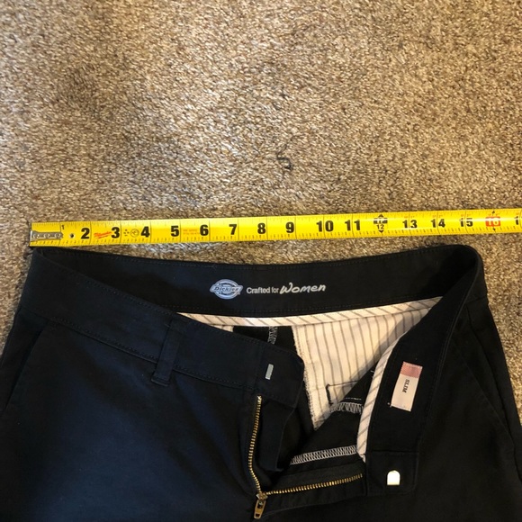 Dickies Women’s 8Long Flat Front Slim Fit Stretch Twill Pants - Picture 4 of 7